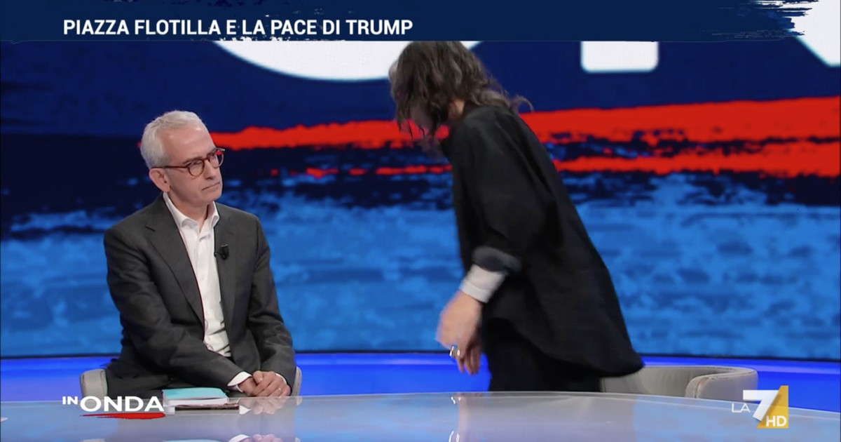Albanese fugge dal confronto: basta nominare Liliana Segre e lascia lo studio di In Onda