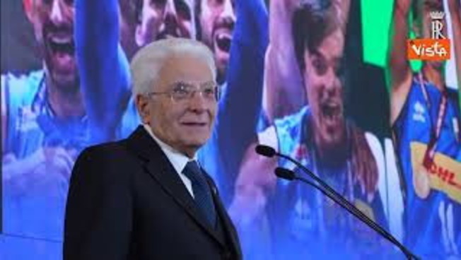 Mattarella riceve le nazionali di volley: Siete stati formidabili