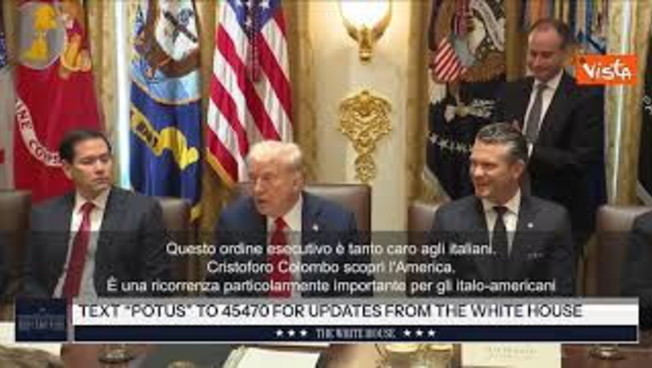 Trump ripristina festa Cristoforo Colombo cancellata da Biden: Amiamo gli italiani Trump ripristina festa Cristoforo Colombo cancellata da Biden: Amiamo gli italiani