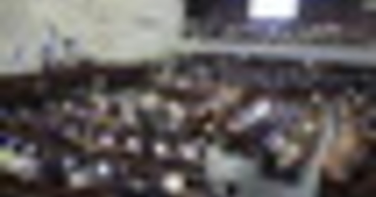 Il discorso di Trump alla Knesset interrotto da una contestazione