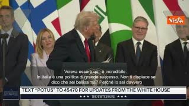 Trump a Meloni: Sei bella. Negli Usa una frase così farebbe finire la mia carriera politica Trump a Meloni: Sei bella. Negli Usa una frase così farebbe finire la mia carriera politica