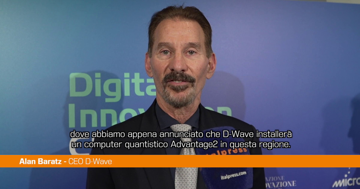 ComoLake, Baratz "D Wave installerà computer quantistico in Lombardia"