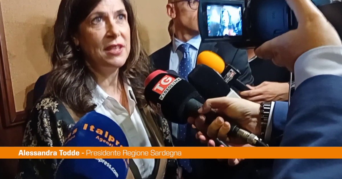 Sardegna, Todde "Lavoriamo con rinnovato entusiasmo e fiducia"