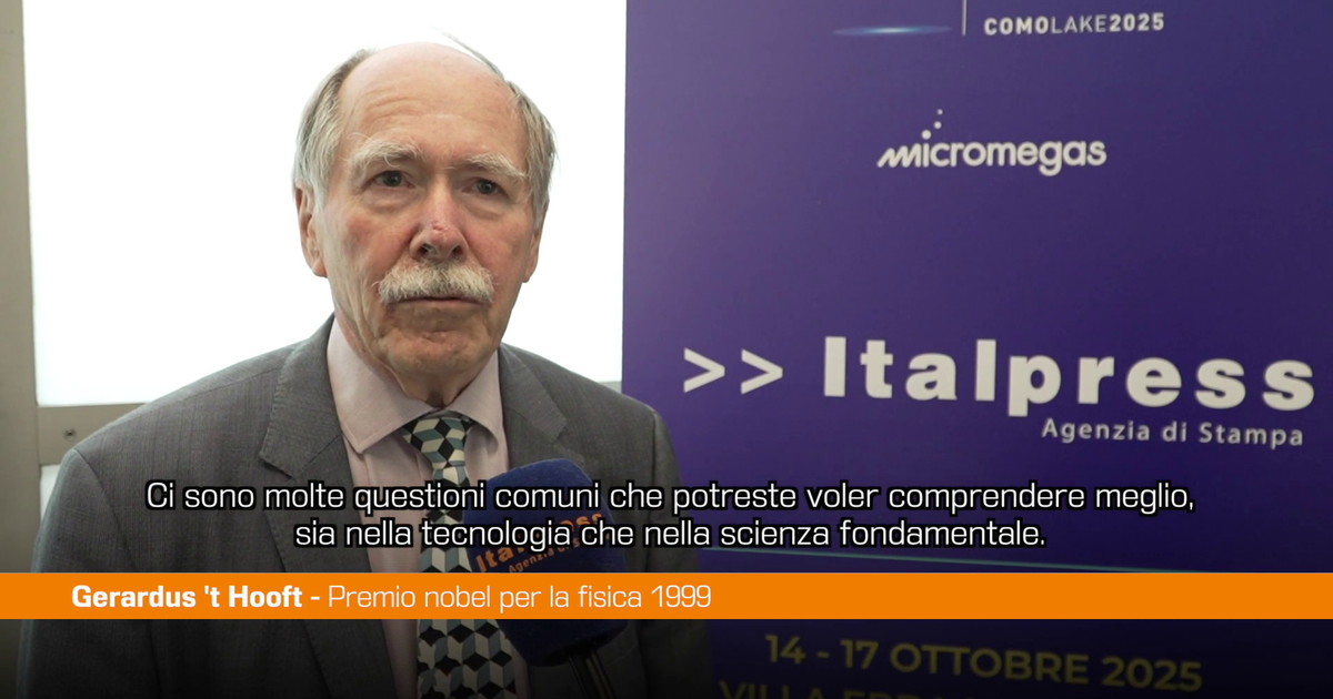 ComoLake, il Nobel Hooft "Meccanica quantistica chiave per tecnologia"