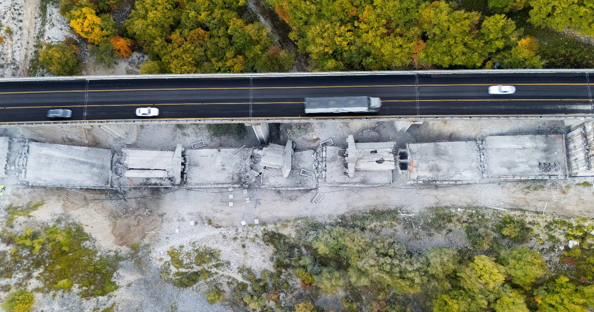 A24, Toto Costruzioni completa l'abbattimento del viadotto Valle Orsara per l'adeguamento antisismico tra Tornimparte e L'Aquila
