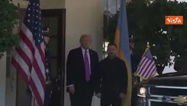 Trump riceve Zelensky alla Casa Bianca