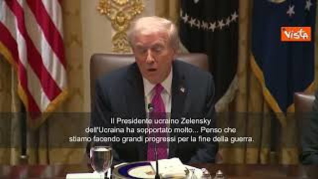 Trump riceve Zelensky: È un onore averlo qui, stiamo facendo grandi progressi
