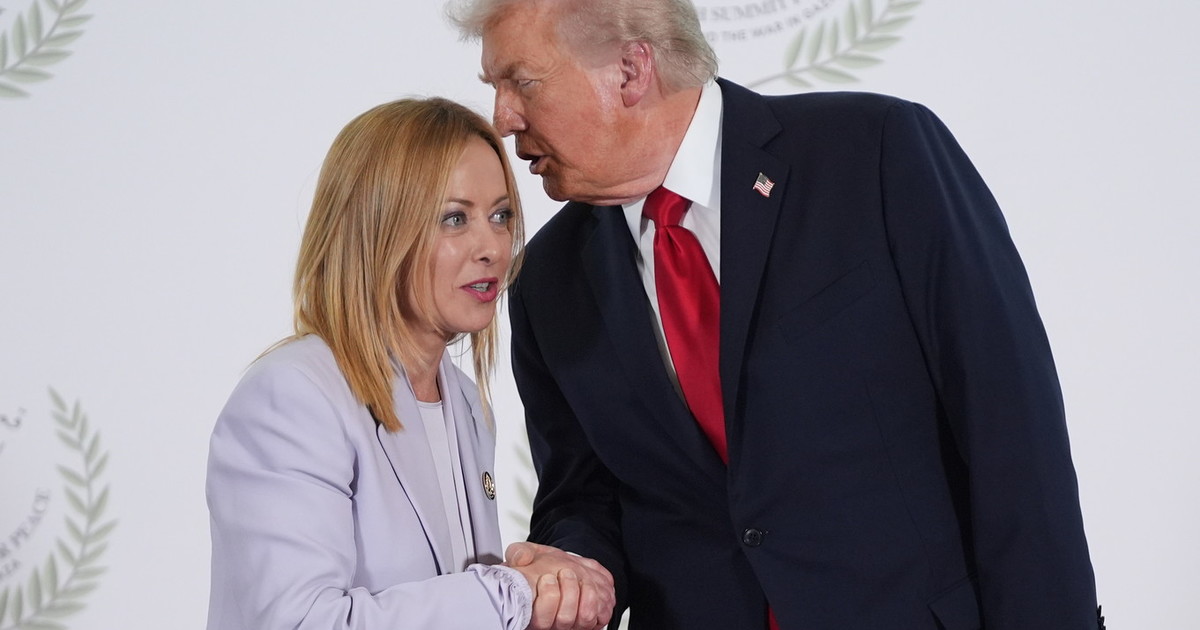 sfida l ue e tratta con noi meloni conquista trump il nuovo elogio sui dazi