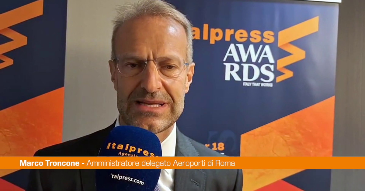 Italpress Awards, Troncone "Riconoscimento ad aeroporto di Roma"