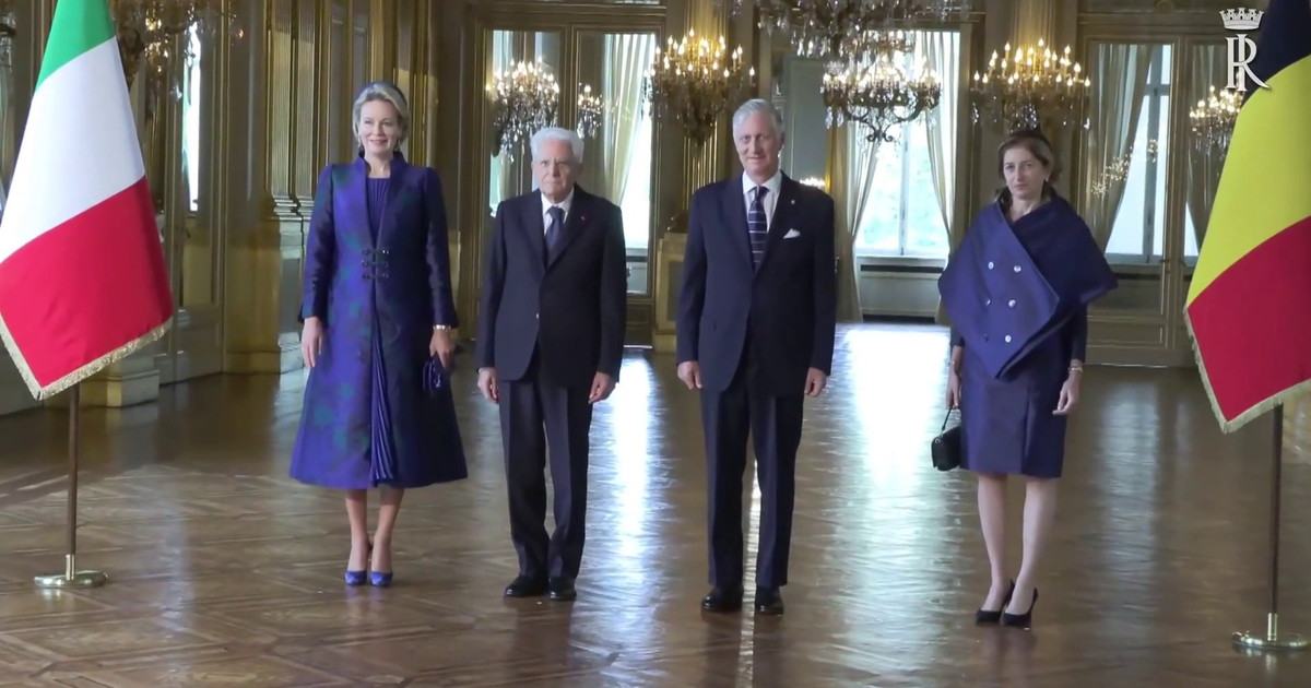 Mattarella a Bruxelles incontra i reali del Belgio