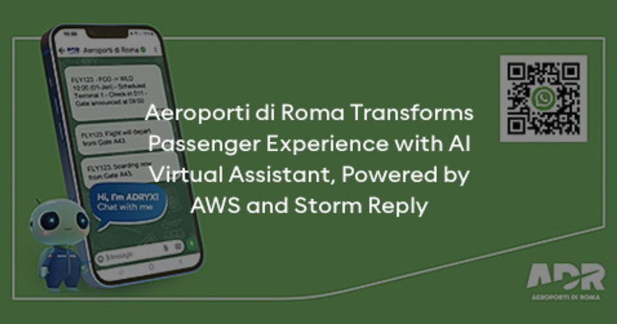 comunicato stampa aeroporti di roma trasforma l esperienza dei passeggeri con l assistente virtuale basato su ai