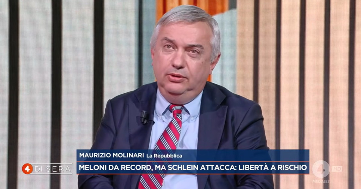 Molinari smonta Schlein: “Meloni non è estrema destra. Pd succursale del M5S" Molinari smonta Schlein: “Meloni non è estrema destra. Pd succursale del M5S"