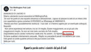 El local de Lodi contrata a todos, siempre que no sean “sionistas”. Tormenta e intento de cambio