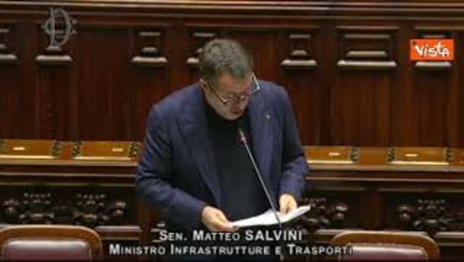 Ponte Stretto, Salvini: Nessuna opera in Italia sarà definanziata per pagarlo Ponte Stretto, Salvini: Nessuna opera in Italia sarà definanziata per pagarlo