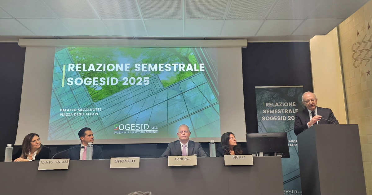 Sogesid S.p.A., Relazione Semestrale 2025: crescita della produzione dell'11,7%
