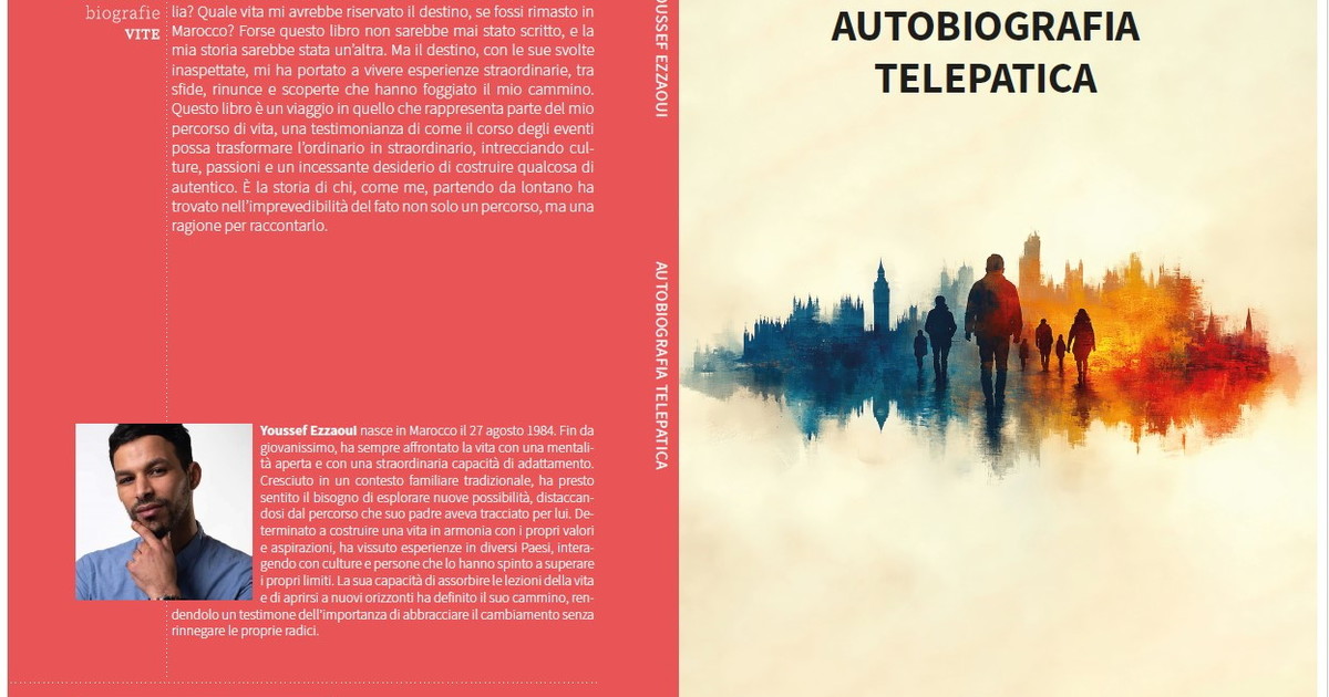 Comunicato Stampa: “Autobiografia telepatica”: viaggio tra visibile e invisibile nella memoria di un Comunicato Stampa: “Autobiografia telepatica”: viaggio tra visibile e invisibile nella memoria di un
