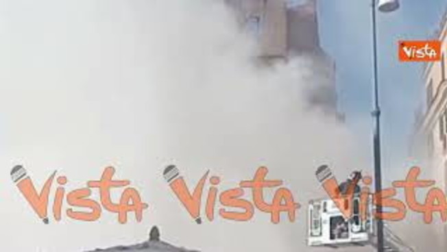 il secondo crollo della torre dei conti ai fori imperiali a roma