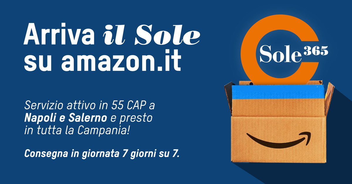 Comunicato Stampa: Da oggi, la qualità e la convenienza di Sole365 sono disponibili su Amazon.