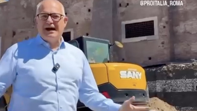 'Sarà bellissima', il tragico video di Gualtieri sulla Torre dei Conti