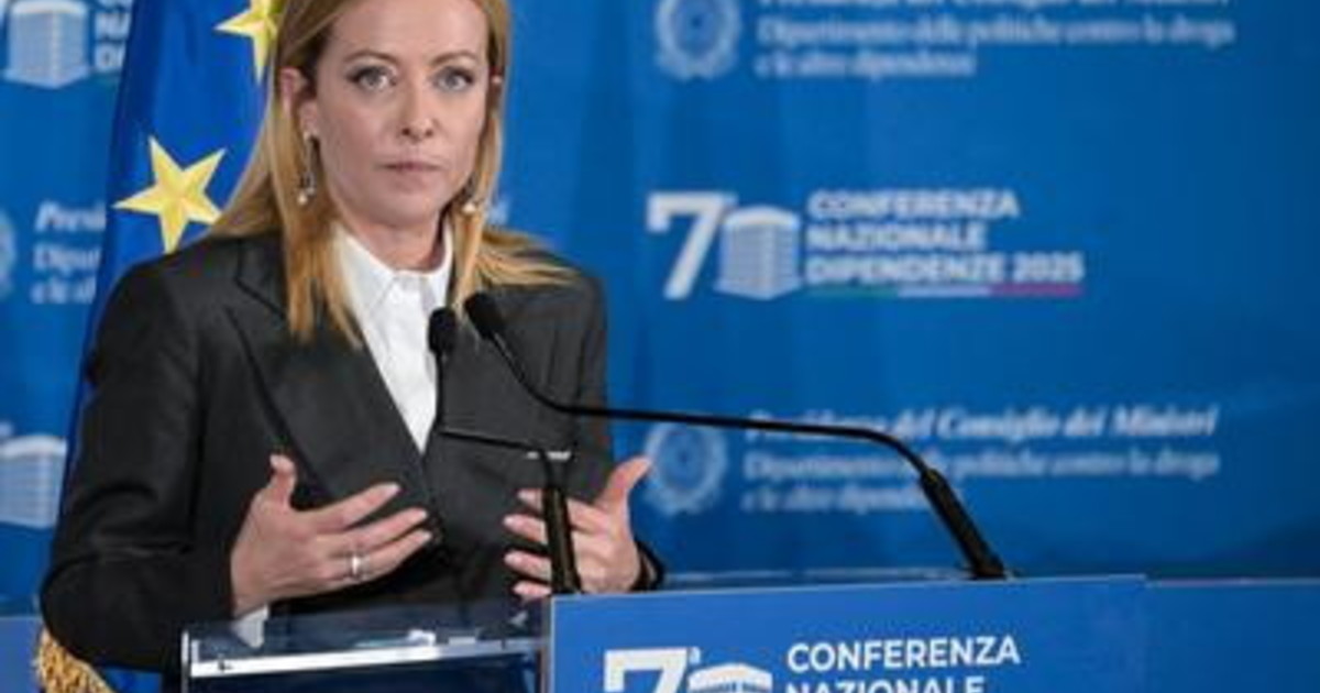 Droga, Meloni: "La sfida alle dipendenze è una battaglia che tocca l Droga, Meloni: "La sfida alle dipendenze è una battaglia che tocca l