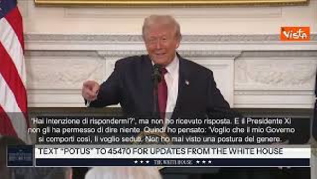 Trump a Jd Vance: Vorrei staff Xi, erano spaventatissimi da Presidente. Perché tu non sei così?