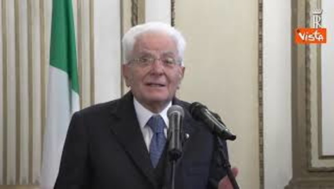 Mattarella: Italia impegnata con ostinazione per pace e collaborazione internazionale