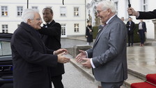 Mattarella a colloquio con Steinmeier a Palazzo Bellevue
