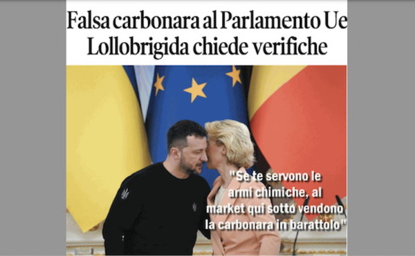 Il Tempo di Osho, la vignetta di oggi: carbonara in barattolo al Parlamento Ue (mercoledì 19 novembre)