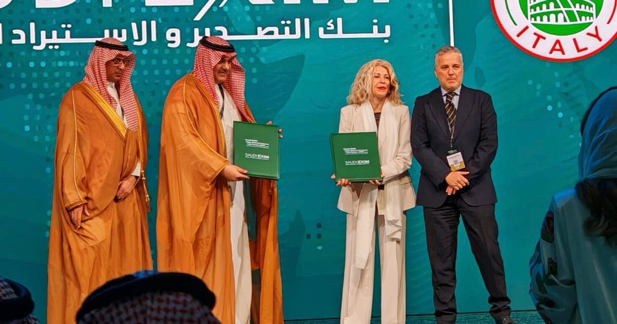 Saudi Exim Bank: 1,2 miliardi di dollari per le imprese italiane Saudi Exim Bank: 1,2 miliardi di dollari per le imprese italiane