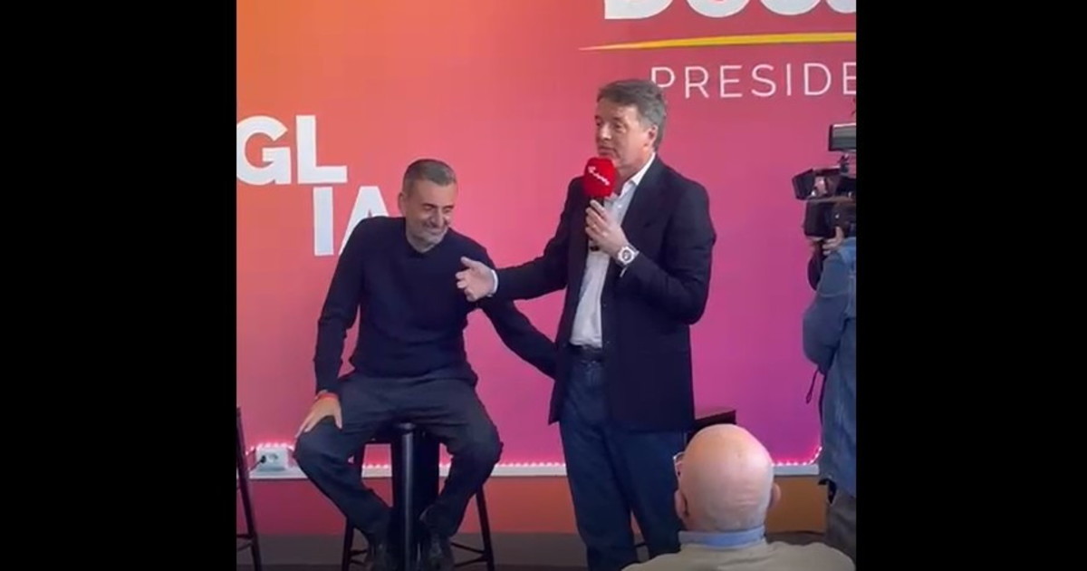 non toccarmi davanti a tutti renzi decaro il siparietto 232 esilarante