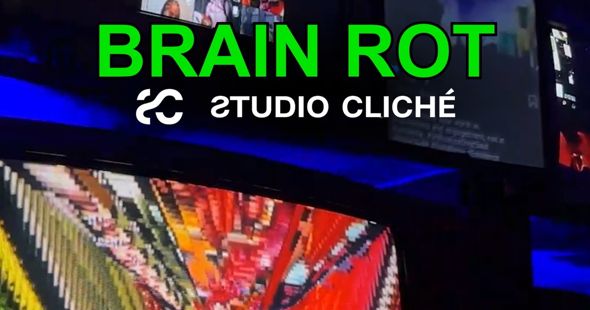 Brain Rot: installazione audiovisiva di Studio Cliché. Il 22 novembre l