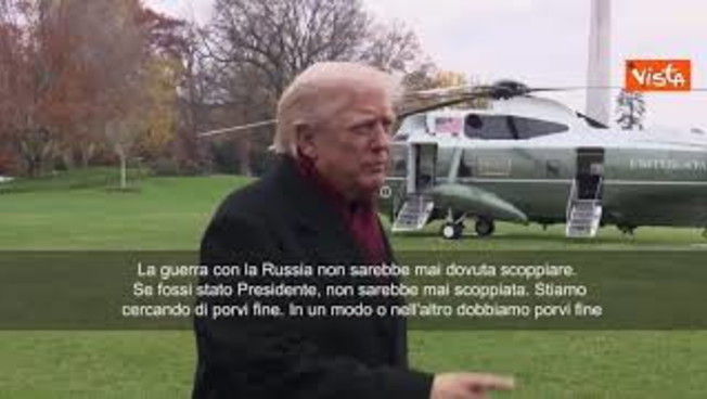 Trump: Il piano di pace proposto per l'Ucraina non è l'offerta finale