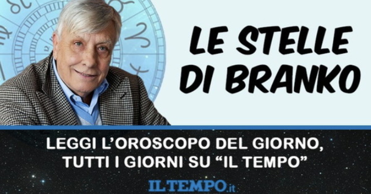 le stelle di branko ecco le previsioni di luned236 24 novembre da Iltempo.it le stelle di branko ecco le previsioni di luned236 24 novembre