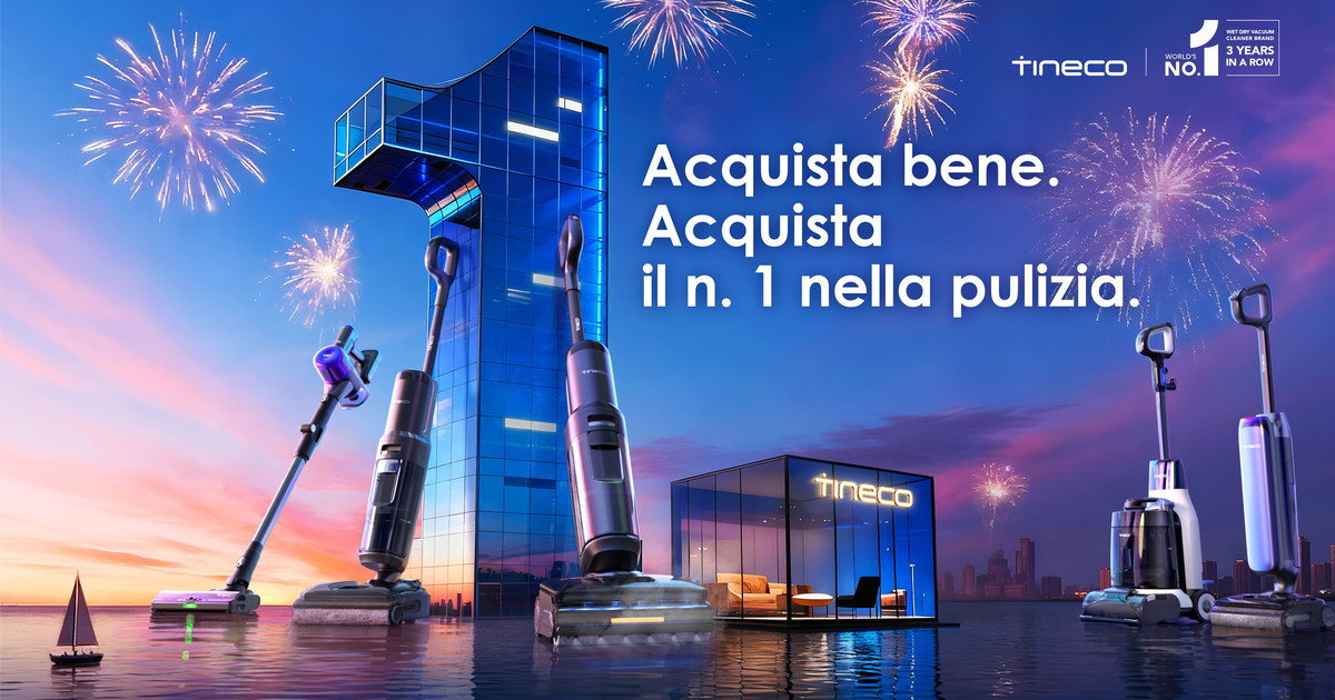 Comunicato Stampa: Macchie, polvere e prezzi interi: Tineco li elimina tutti con gli sconti del Black Friday