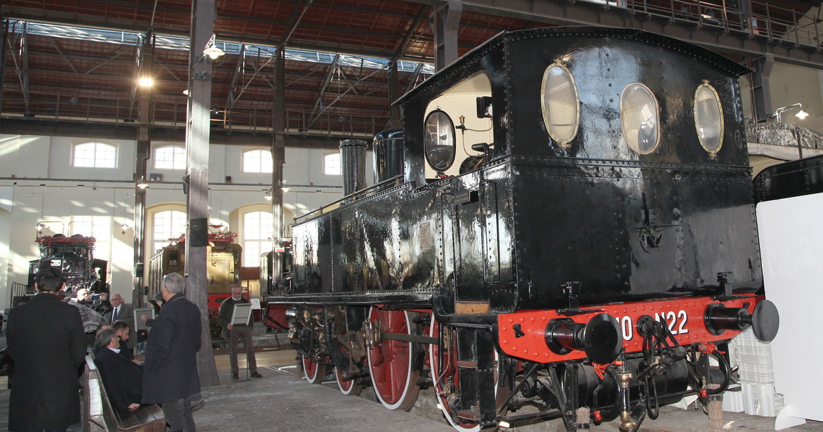 Comunicato Stampa: TARGA ORO ASI AL LOCOTENDER COUILLET A VAPORE DEL 1896 CONSERVATO AL MUSEO FERROVIARIO NAZIONALE