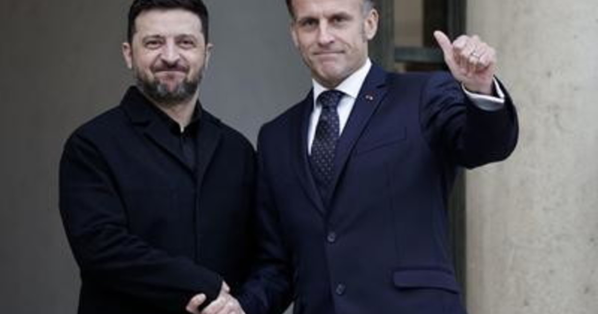 Zelensky a Macron: "La pace in Ucraina deve essere duratura"