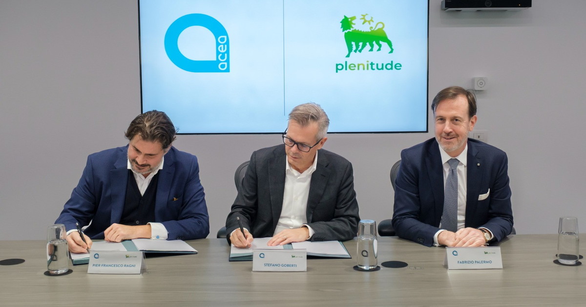 plenitude firma con acea l accordo per l acquisizione di acea energia da Iltempo.it plenitude firma con acea l accordo per l acquisizione di acea energia