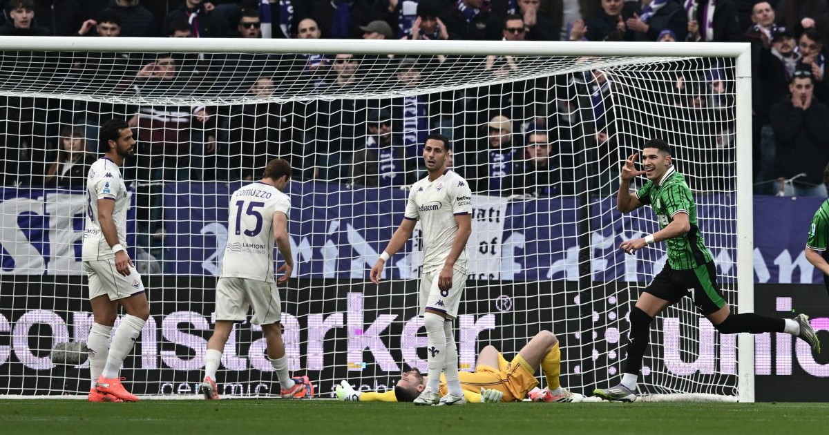 Notte fonda viola, il Sassuolo batte 3 1 la Fiorentina