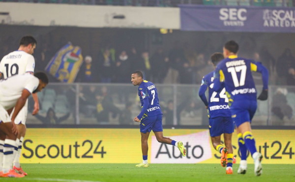 Prima vittoria in campionato per il Verona, l'Atalanta cade al Bentegodi