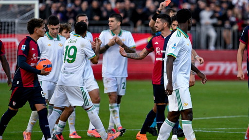 La Roma cade a Cagliari. secondo ko di fila. Gasperini: Errori grossolani