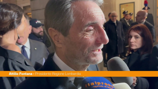 Prima della Scala, Fontana 'Assenze del Governo? Ce ne faremo una ragione'
