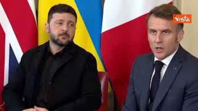Volodymyr Zelensky incontra a Londra Keir Starmer, Emmanuel Macron e Friedrich Merz Volodymyr Zelensky incontra a Londra Keir Starmer, Emmanuel Macron e Friedrich Merz