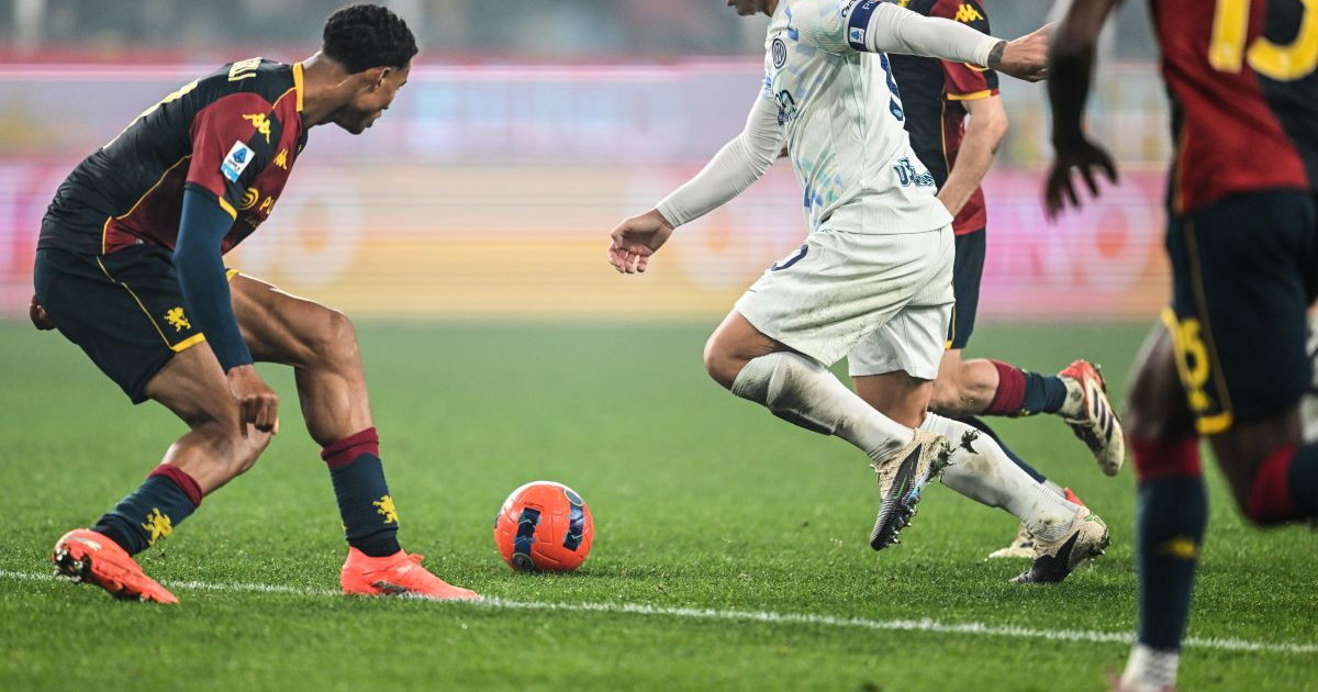 L’Inter batte il Genoa 2-1 al “Ferraris” ed è sola in vetta