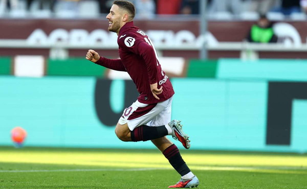 Colpo esterno del Torino, un rigore di Vlasic stende il Sassuolo