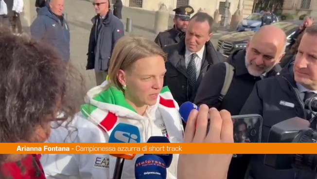 Arianna Fontana 'Un onore essere portabandiera, dà una grande carica'