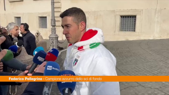 Pellegrino 'Bello condividere con Fontana ruolo di portabandiera'