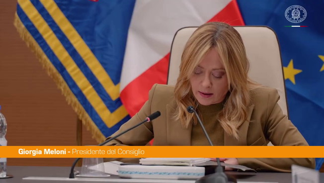 Meloni 'Italia ascoltata perché è una nazione forte e autorevole'