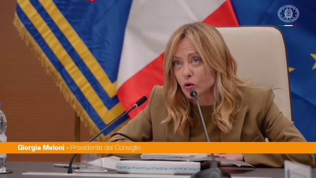 Meloni 'No alla narrazione di chi contrappone il pacifismo alle forze armate'