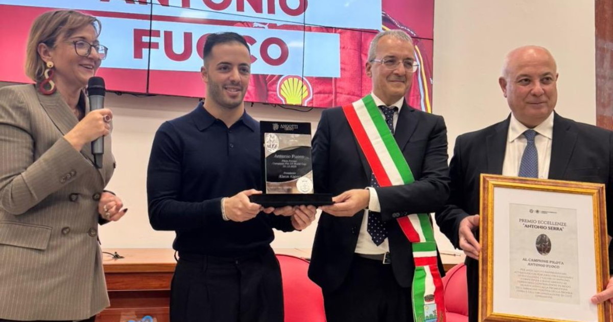 Comunicato Stampa: Premio Nazionale "Antonio Serra" ad Antonio Fuoco