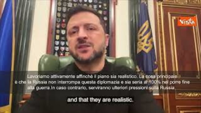 Zelensky: Piano di pace Usa non prevede che Ucraina rinunci alla Nato